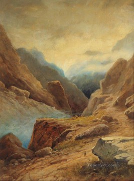 Darial Gorge 1891 Romántico Ivan Aivazovsky Ruso Pinturas al óleo